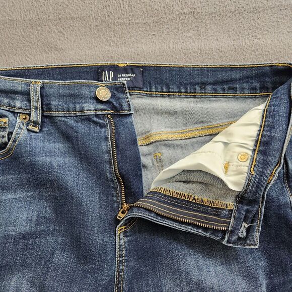 GAP Denim Women 31 Mid Rise Perfect Boot Jeans - Picture 5 of 11